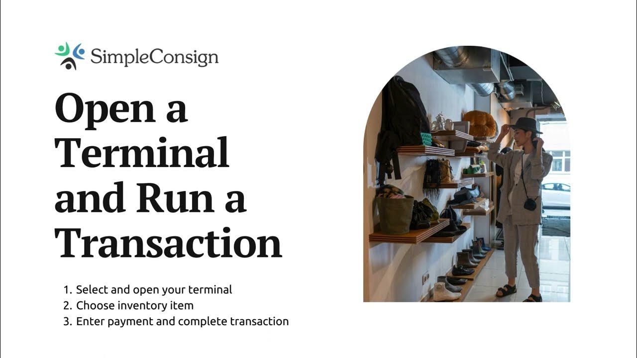 Open a terminal and run a transaction