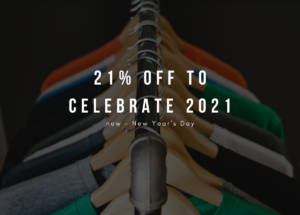 Post-holiday 21% off