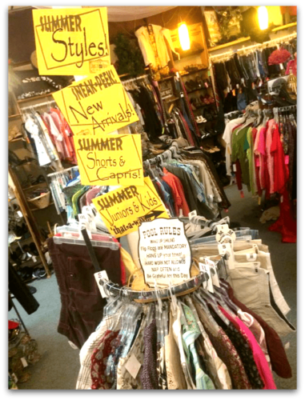 Just For You Resale Shoppe interior