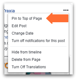 Watch the expiration dates when you pin a post to the top 