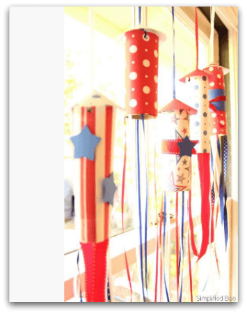 Paper rockets are perfect for summer merchandising displays