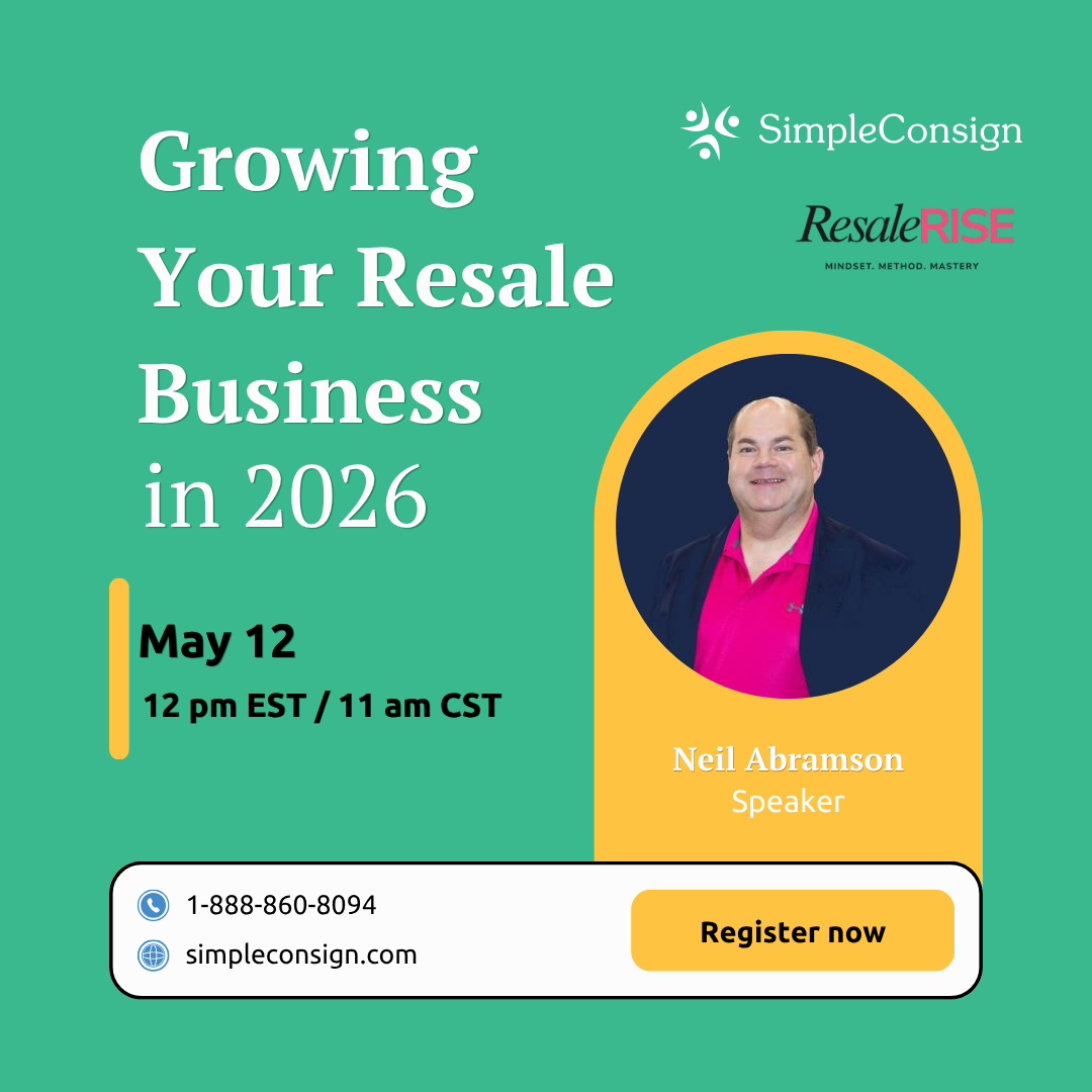 Webinar: Growing Your Resale Business in 2026