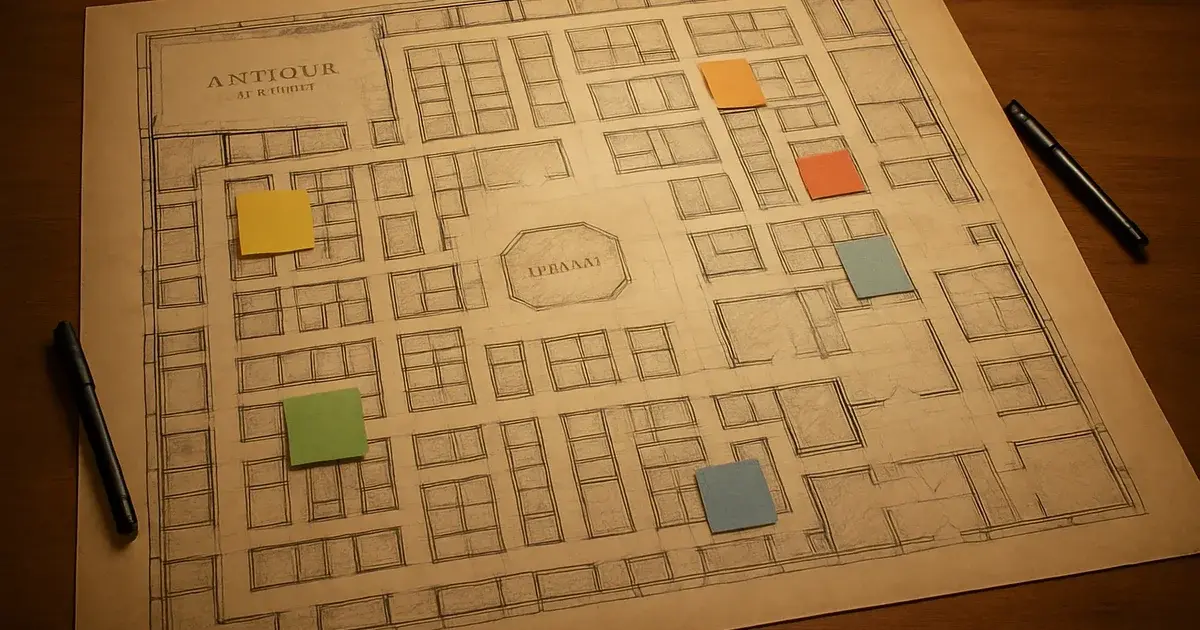 How do you manage vendor floor plans and track revenue per booth in an antique center?